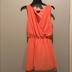 Coral Bebe mini dress